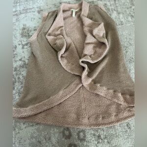 Matilda Jane Tan Knitted Poncho Sweater